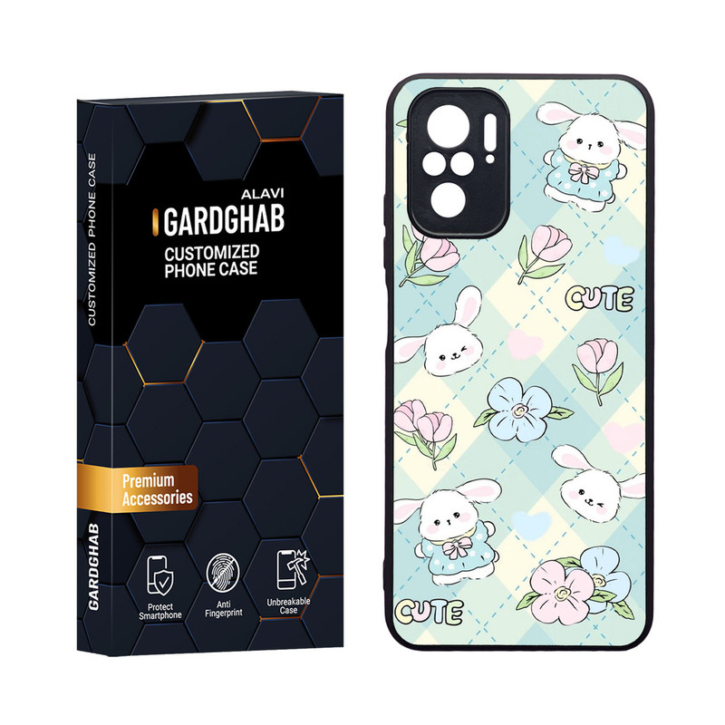کاور گارد قاب مدل دورژله ای فانتزی مناسب برای گوشی موبایل شیائومی Redmi Note 10 4G / Note 10s / Poco M5s