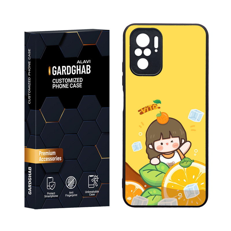 کاور گارد قاب مدل دورژله ای دخترانه مناسب برای گوشی موبایل شیائومی Redmi Note 10 4G / Note 10s / Poco M5s