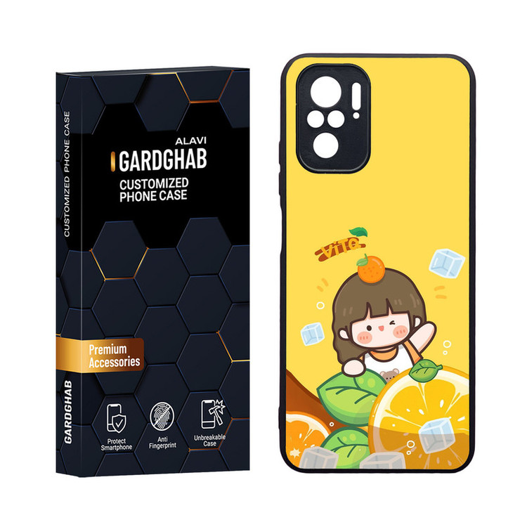 کاور گارد قاب مدل دورژله ای دخترانه مناسب برای گوشی موبایل شیائومی Redmi Note 10 4G / Note 10s / Poco M5s