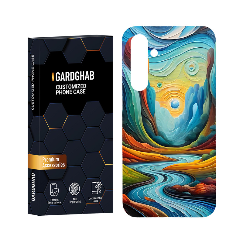 کاور گارد قاب مدل هنری مناسب برای گوشی موبایل سامسونگ Galaxy S23 FE