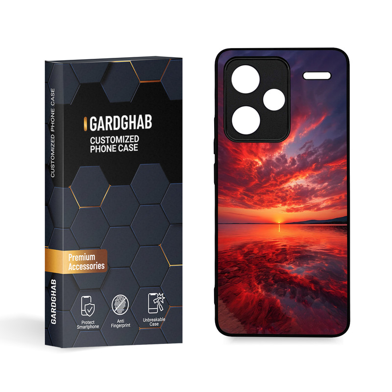 کاور گارد قاب مدل کهکشان مناسب برای گوشی موبایل شیائومی Redmi Note 13 Pro Plus 5G