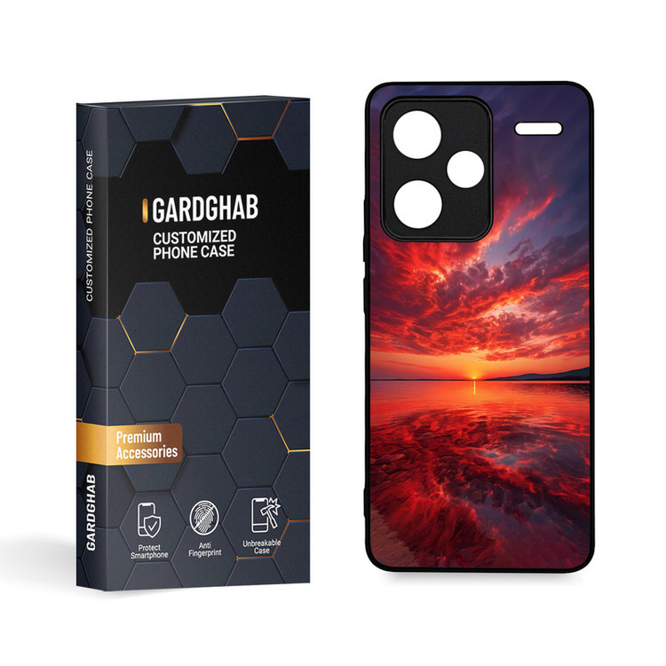کاور گارد قاب مدل کهکشان مناسب برای گوشی موبایل شیائومی Redmi Note 13 Pro Plus 5G