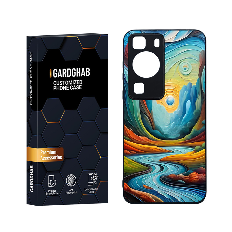 کاور گارد قاب مدل هنری مناسب برای گوشی موبایل هوآوی P60 / P60 Pro