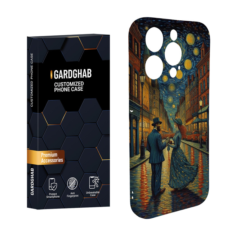 کاور گارد قاب مدل هنری مناسب برای گوشی موبایل اپل iPhone 15 Promax