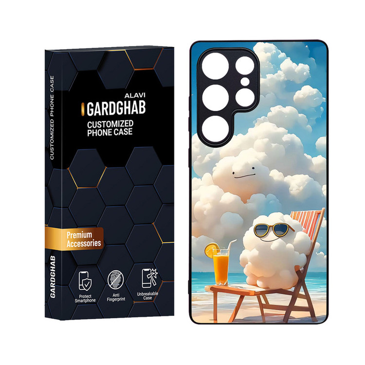 کاور گارد قاب علوی مدل Glass مناسب برای گوشی موبایل سامسونگ Galaxy S25 Ultra