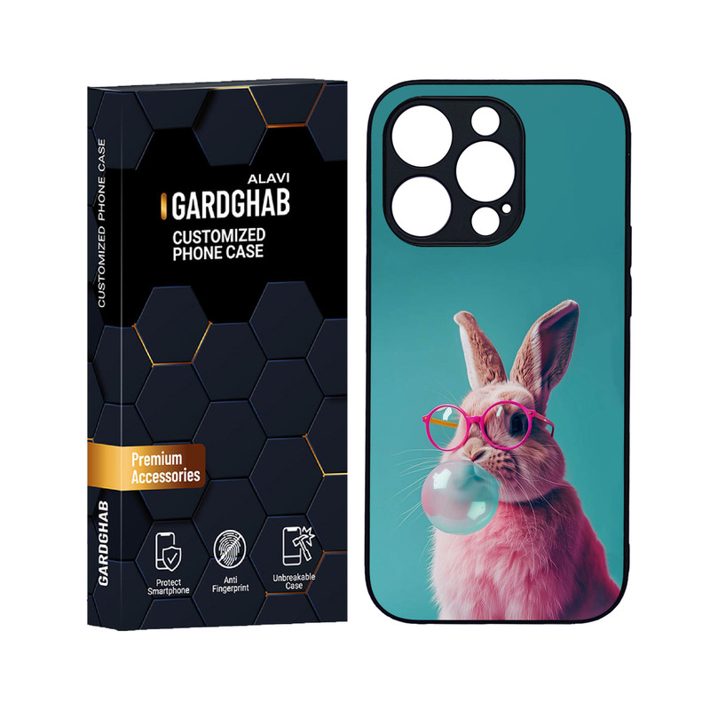 کاور گارد قاب علوی مدل دورژله ای فانتزی مناسب برای گوشی موبایل اپل iPhone 14 Pro