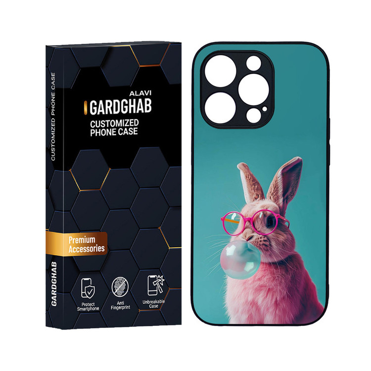 کاور گارد قاب علوی مدل دورژله ای فانتزی مناسب برای گوشی موبایل اپل iPhone 14 Pro