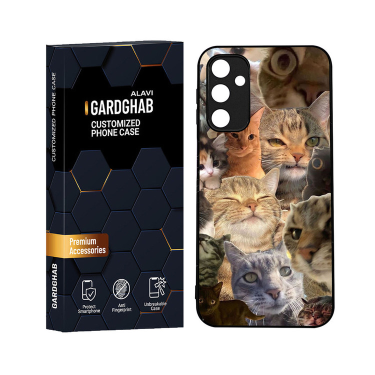 کاور گارد قاب علوی مدل دورژله ای حیوانات مناسب برای گوشی موبایل سامسونگ Galaxy A24