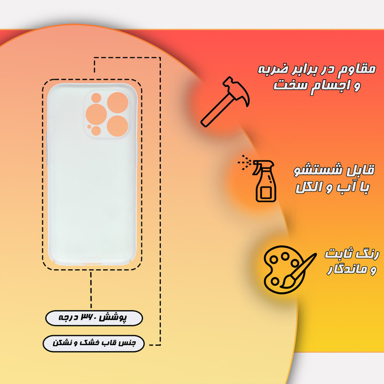 کاور گارد قاب مدل فانتزی مناسب برای گوشی موبایل اپل iPhone 15 Promax