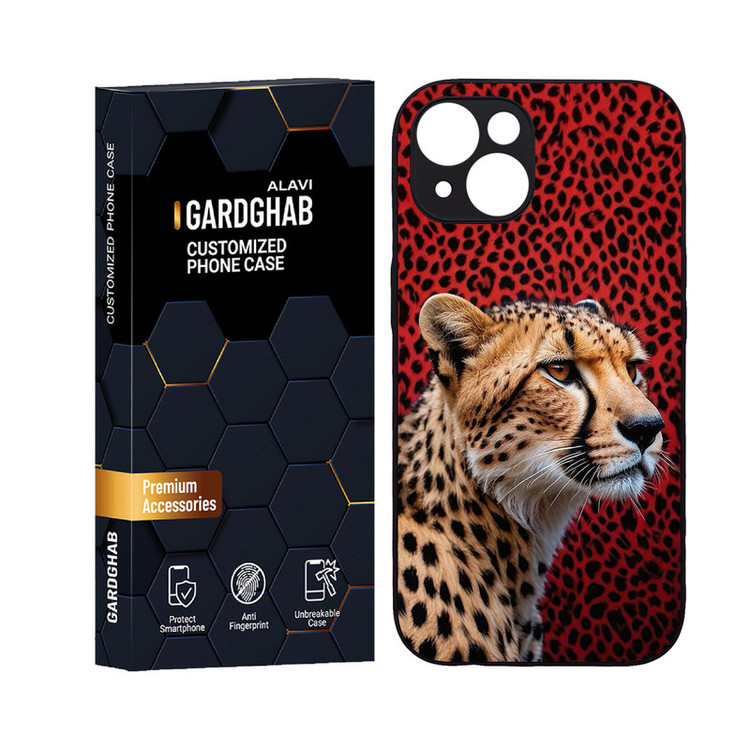 کاور گارد قاب علوی مدل دورژله ای حیوانات مناسب برای گوشی موبایل اپل iPhone 14