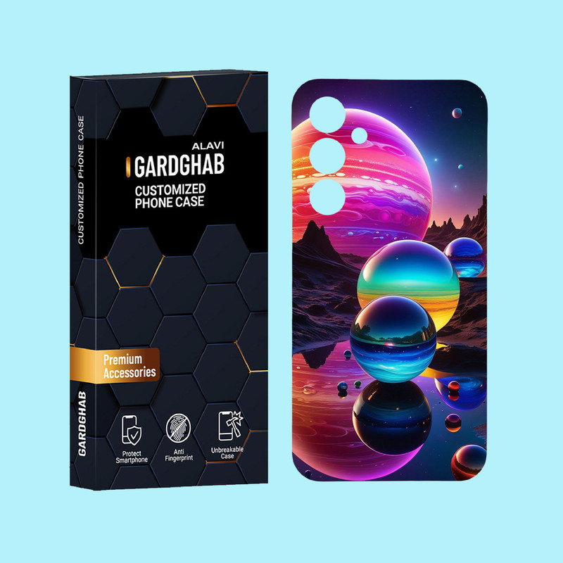 کاور گارد قاب علوی مدل هنری مناسب برای گوشی موبایل سامسونگ Galaxy A55