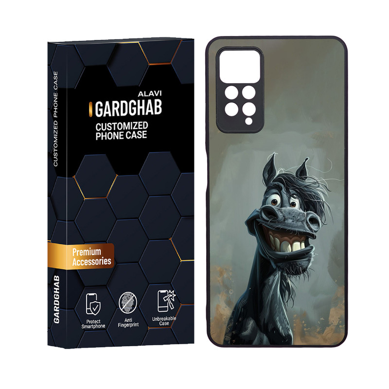 کاور گارد قاب علوی مدل دورژله ای کارتنی و انیمه مناسب برای گوشی موبایل شیائومی Redmi Note 12 Pro 4G