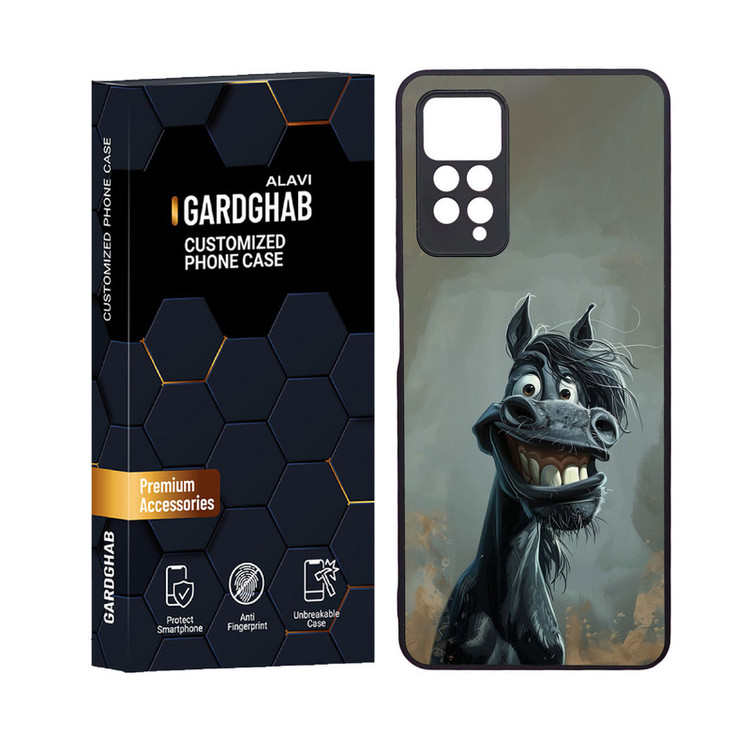 کاور گارد قاب علوی مدل دورژله ای کارتنی و انیمه مناسب برای گوشی موبایل شیائومی Redmi Note 12 Pro 4G