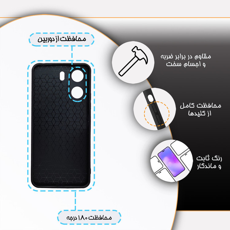 کاور گارد قاب مدل دخترانه مناسب برای گوشی موبایل شیائومی Redmi 13C 4G / Poco C65