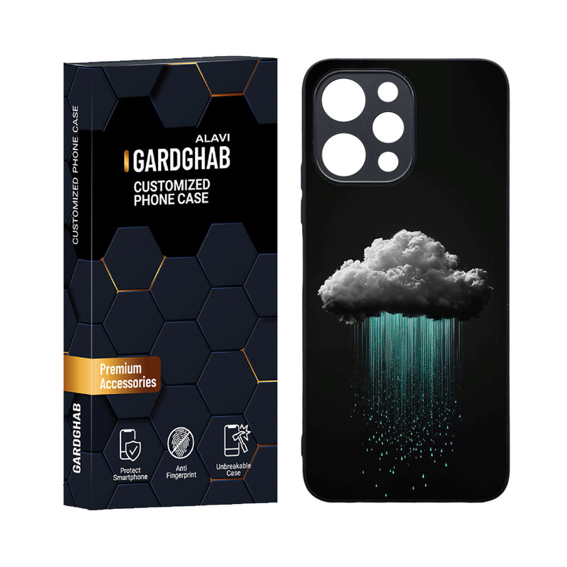 کاور گارد قاب علوی مدل دورژله ای هنری مناسب برای گوشی موبایل شیائومی Redmi 12 4G / 12 5G