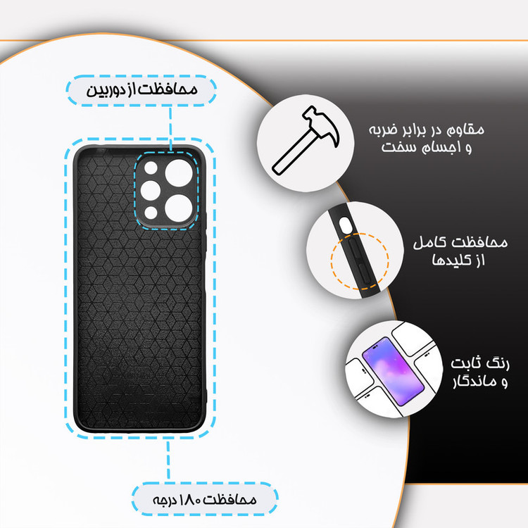 کاور گارد قاب علوی مدل دورژله ای عاشقانه مناسب برای گوشی موبایل شیائومی Redmi 12 4G / 12 5G
