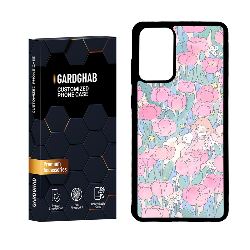 کاور گارد قاب مدل دور ژله ای دخترانه مناسب برای گوشی موبایل سامسونگ Galaxy A72