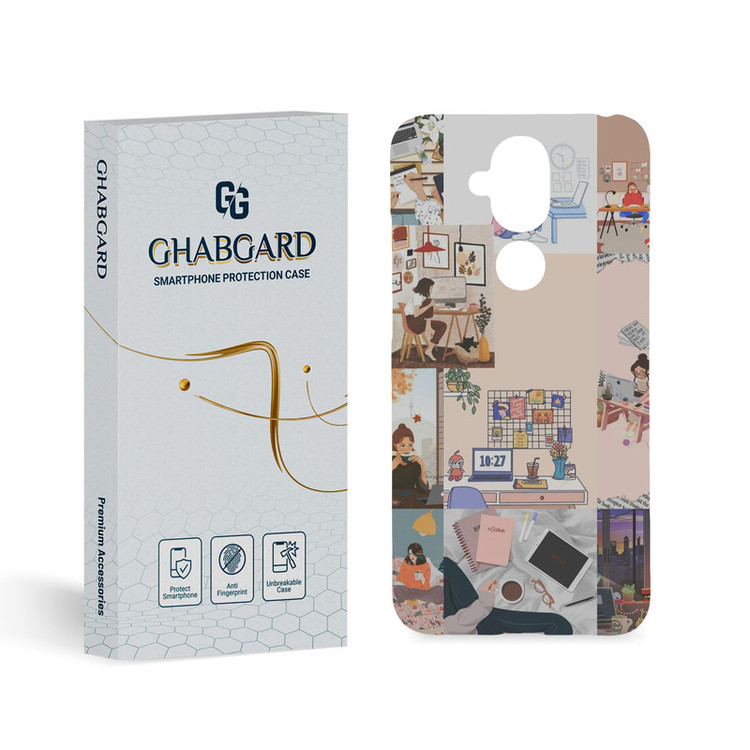 کاور قاب گارد مدل دخترانه مناسب برای گوشی موبایل نوکیا 8.1 / X7