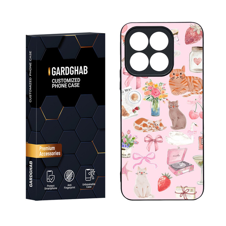 کاور گارد قاب مدل دور ژله ای فانتزی مناسب برای گوشی موبایل آنر X8b 4G