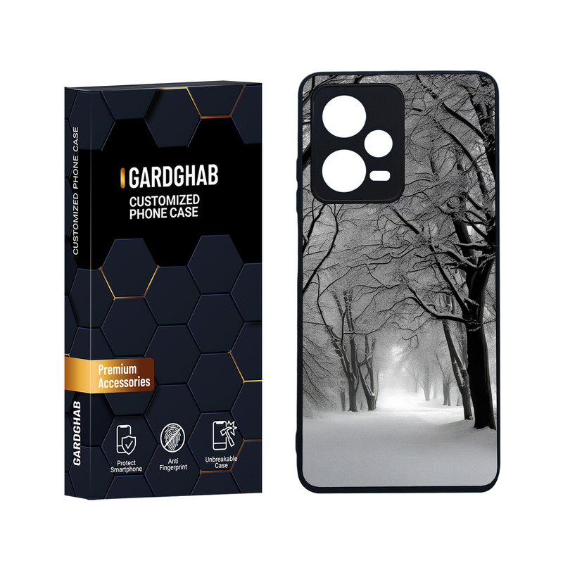 کاور گارد قاب مدل کهکشان و طبیعت مناسب برای گوشی موبایل شیائومی Redmi Note 12 Pro 5G