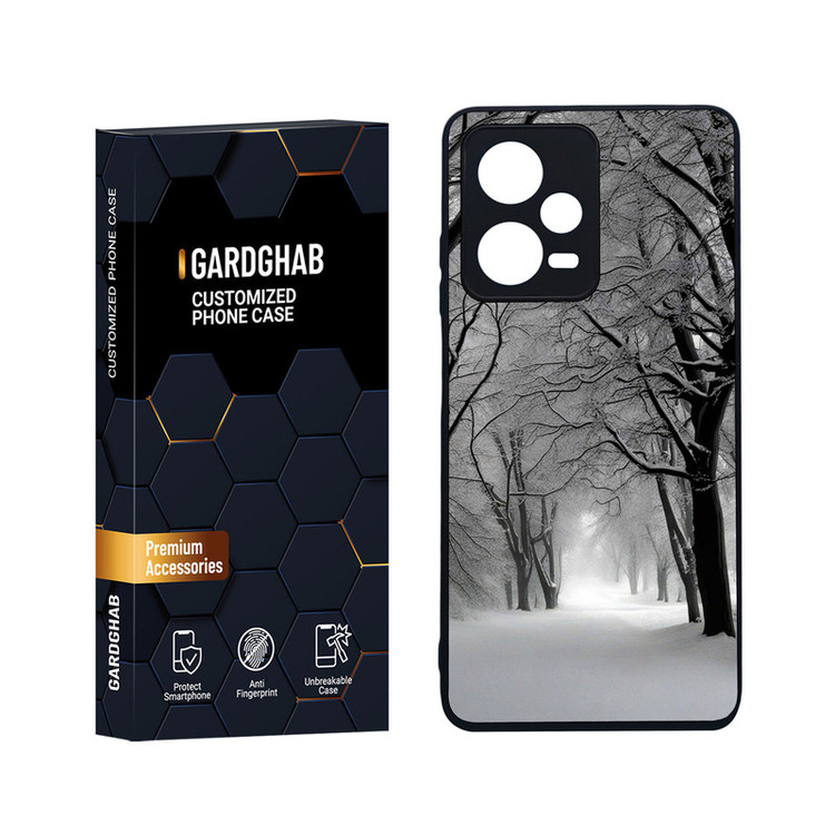 کاور گارد قاب مدل کهکشان و طبیعت مناسب برای گوشی موبایل شیائومی Redmi Note 12 Pro 5G