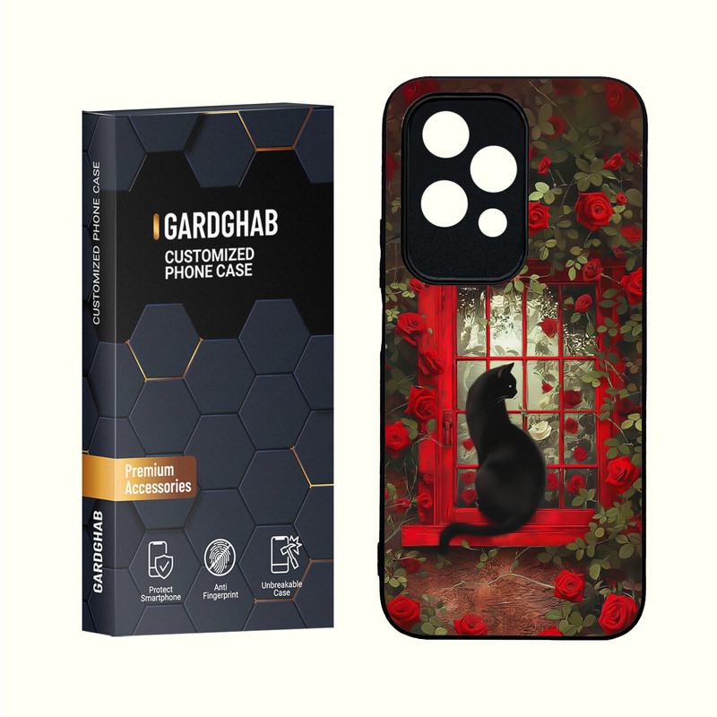 کاور گارد قاب مدل دور ژله ای  گلس دخترانه مناسب برای گوشی انر Honor 200Lite 5G