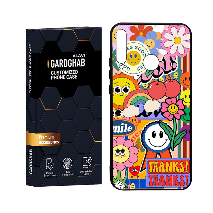 کاور گارد قاب علوی مدل Glass مناسب برای گوشی موبایل هوآوی Y7p