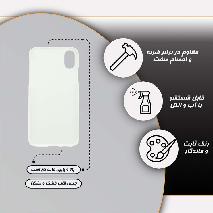 کاور گارد قاب مدل دخترانه مناسب برای گوشی موبایل اپل iPhone X / Xs