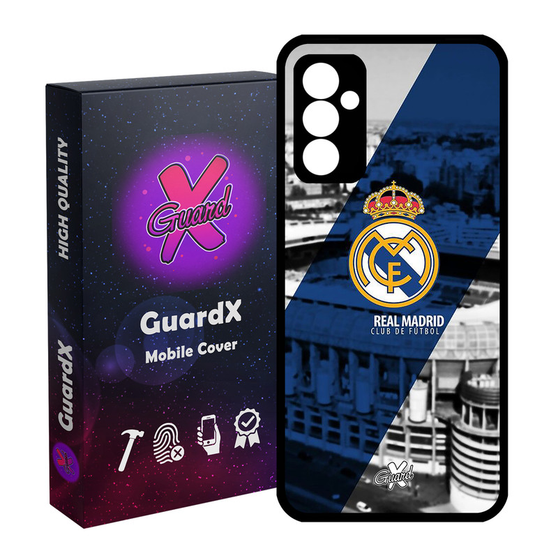 کاور گارد ایکس طرح Real Madrid مدل Glass10054 مناسب برای گوشی موبایل سامسونگ Galaxy A14 / A14 5G