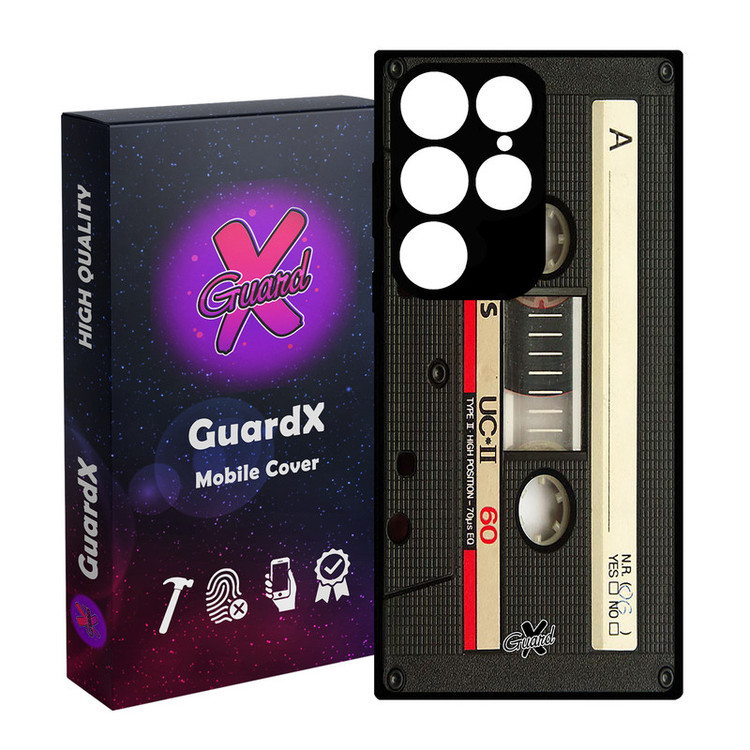 کاور گارد ایکس طرح Cassette مدل Glass10063 مناسب برای گوشی موبایل سامسونگ Galaxy S24 Ultra