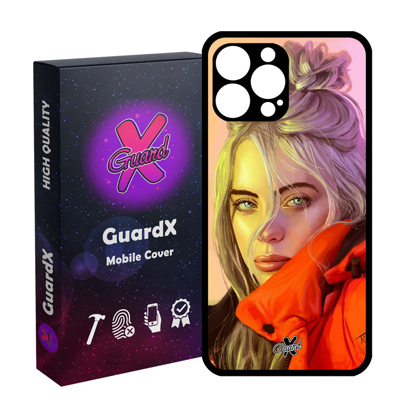 کاور گارد ایکس طرح Billie Eilish مدل Glass10217 مناسب برای گوشی موبایل اپل iPhone 13 Pro Max
