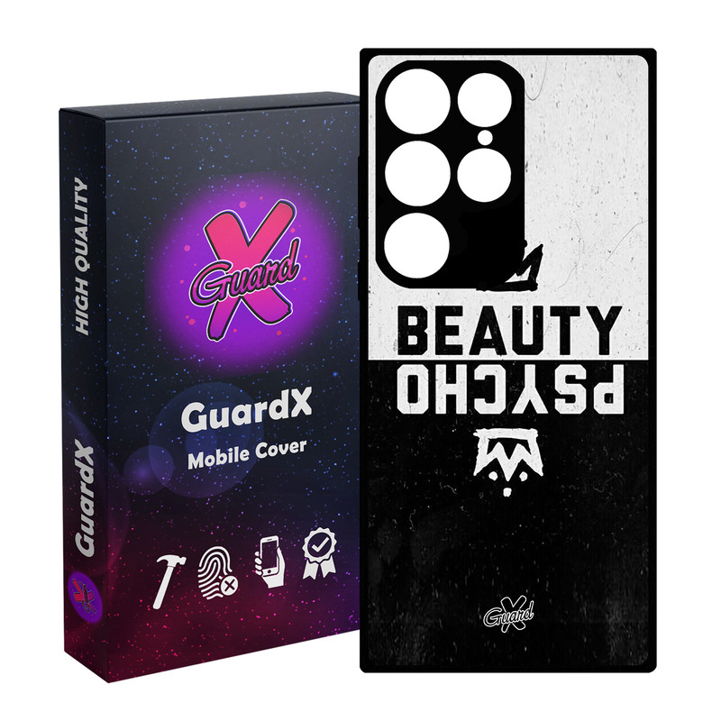 کاور گارد ایکس طرح Beauty Psycho مدل Glass10094 مناسب برای گوشی موبایل سامسونگ Galaxy S24 Ultra