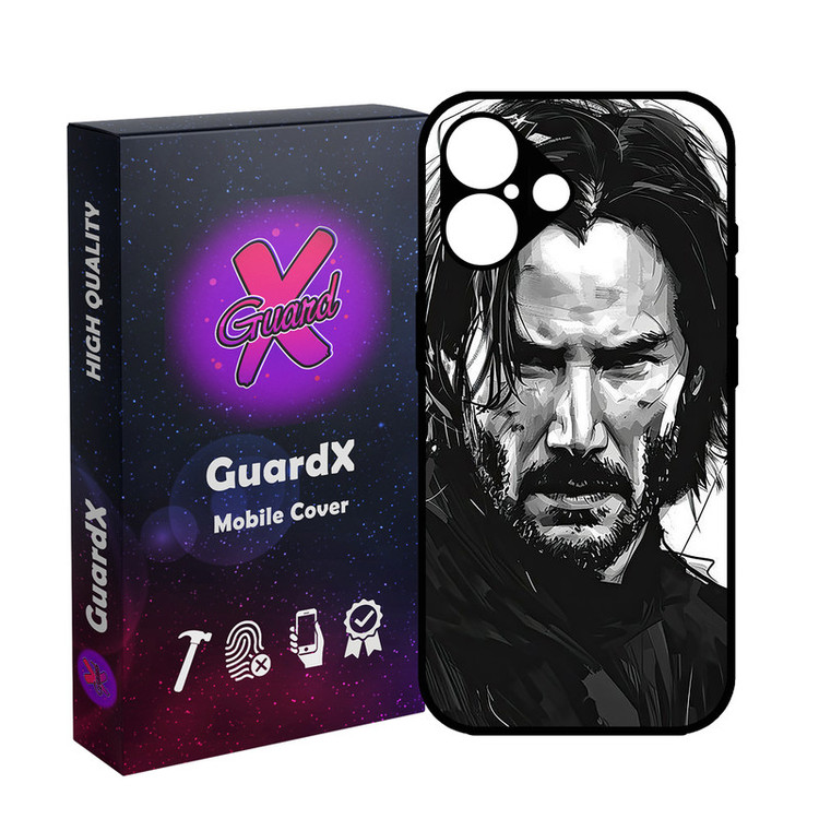 کاور گارد ایکس طرح جان ویک مدل 10754 مناسب برای گوشی موبایل اپل iPhone 16