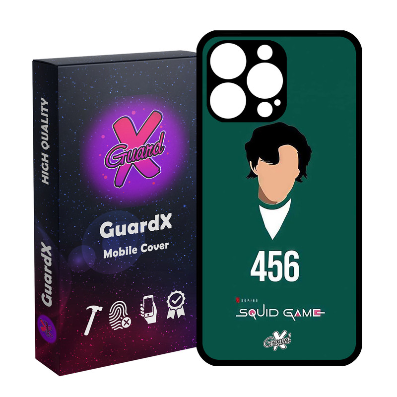 کاور گارد ایکس طرح Squid Game مدل Glass10406 مناسب برای گوشی موبایل اپل iPhone 14 Pro Max