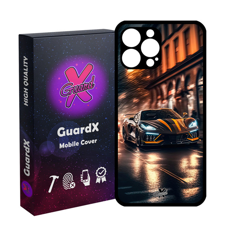 کاور گارد ایکس طرح ماشین مدل Glass10624 مناسب برای گوشی موبایل اپل iPhone 13 Pro Max