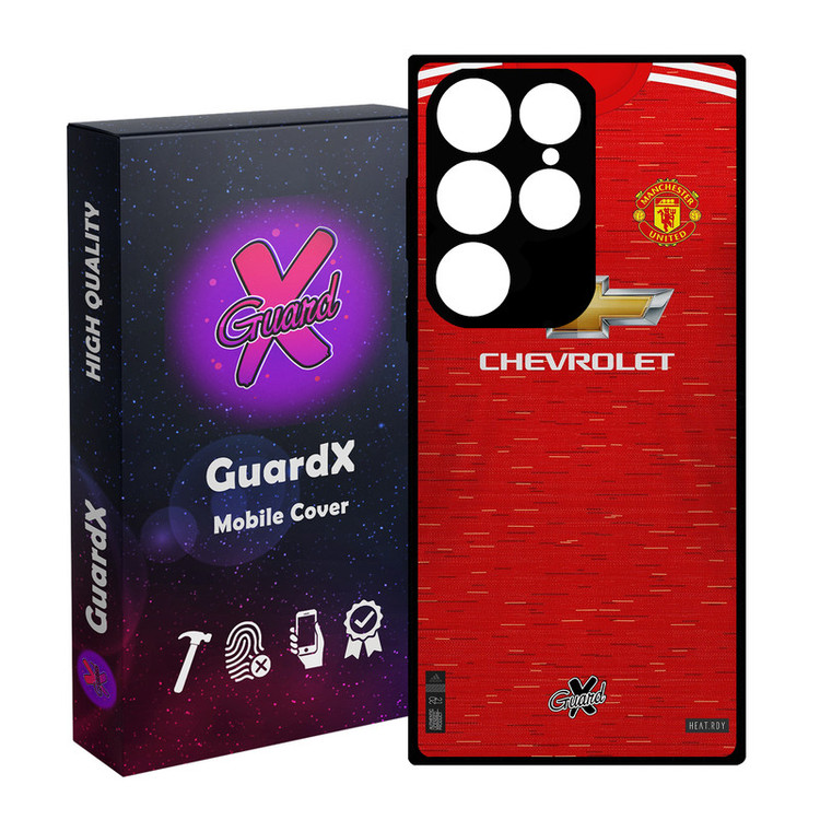 کاور گارد ایکس طرح Manchester United مدل Glass10248 مناسب برای گوشی موبایل سامسونگ Galaxy S24 Ultra