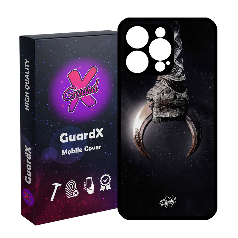 کاور گارد ایکس طرح شوالیه ماه مدل Glass10451 مناسب برای گوشی موبایل اپل iPhone 15 Pro Max