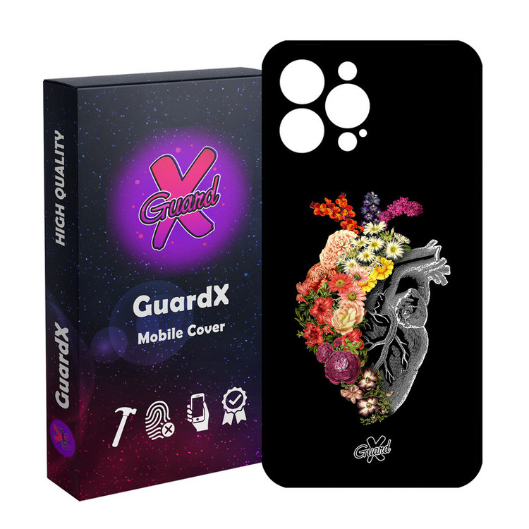 کاور گارد ایکس طرح قلب مدل Glass10216 مناسب برای گوشی موبایل اپل iPhone 13 Pro Max
