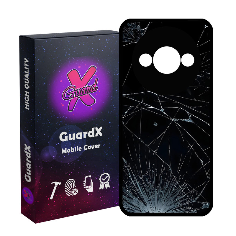 کاور گارد ایکس طرح شیشه شکسته مدل Glass10831 مناسب برای گوشی موبایل شیائومی Redmi A3 4G/ A3X 4G/ Poco C61