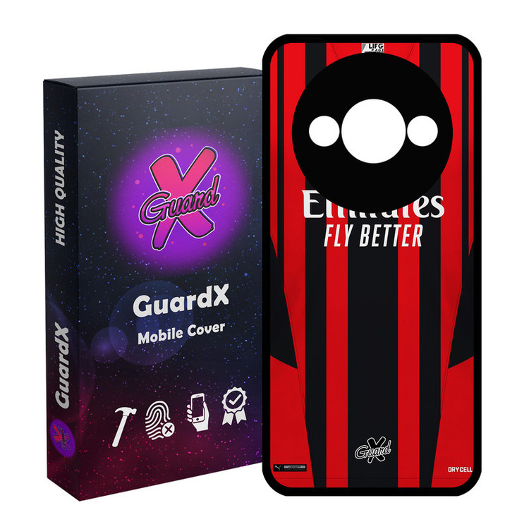 کاور گارد ایکس طرح AC Milan مدل Glass10399 مناسب برای گوشی موبایل شیائومی Redmi A3 4G/ A3X 4G/ Poco C61