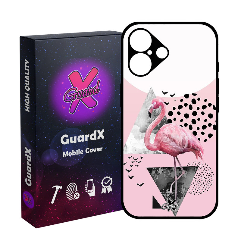 کاور گارد ایکس طرح Flamingo مدل 10066 مناسب برای گوشی موبایل اپل iPhone 16