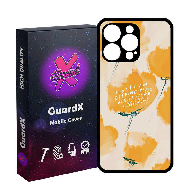 کاور گارد ایکس طرح Flower مدل Glass10830 مناسب برای گوشی موبایل اپل iPhone 15 Pro Max