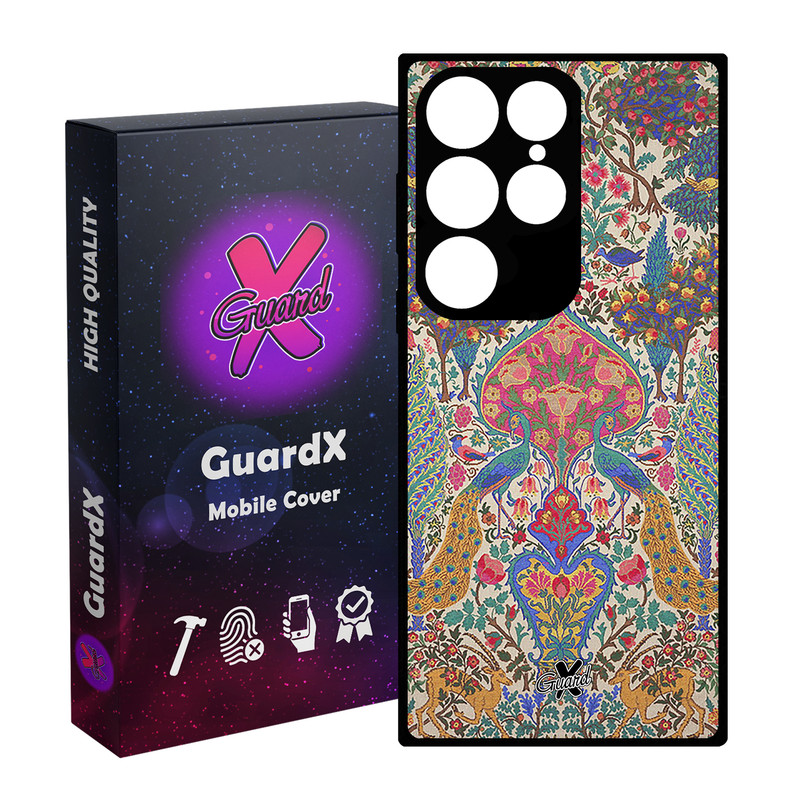 کاور گارد ایکس طرح سنتی مدل Glass10225 مناسب برای گوشی موبایل سامسونگ Galaxy S24 Ultra