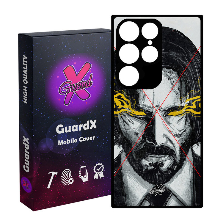 کاور گارد ایکس طرح John Wick مدل Glass10158 مناسب برای گوشی موبایل سامسونگ Galaxy S24 Ultra