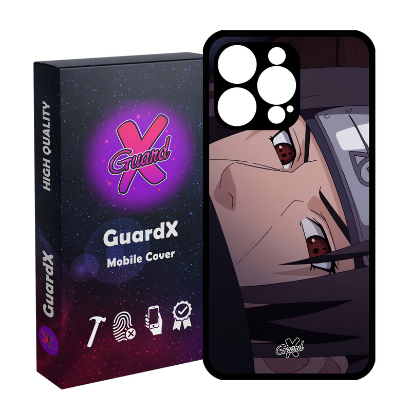 کاور گارد ایکس طرح Itachi Anime مدل Glass10475 مناسب برای گوشی موبایل اپل iPhone 15 Pro Max