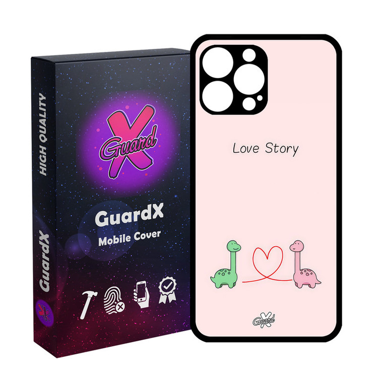 کاور گارد ایکس طرح Love مدل Glass10654 مناسب برای گوشی موبایل اپل iPhone 13 Pro Max