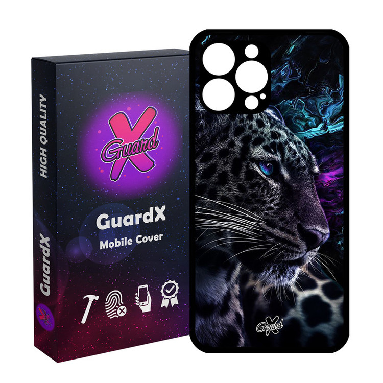 کاور گارد ایکس طرح پلنگ مدل Glass10250 مناسب برای گوشی موبایل اپل iPhone 13 Pro Max