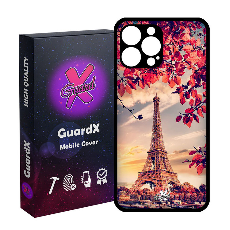 کاور گارد ایکس طرح Eiffel Tower مدل Glass10125 مناسب برای گوشی موبایل اپل iPhone 13 Pro Max