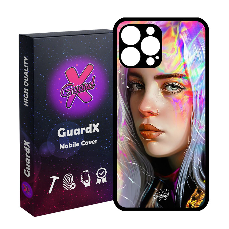 کاور گارد ایکس طرح Billie Eilish مدل Glass10141 مناسب برای گوشی موبایل اپل iPhone 13 Pro Max