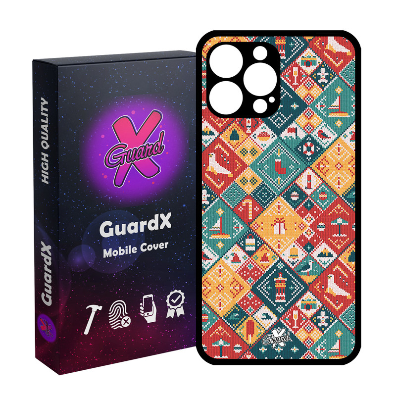 کاور گارد ایکس طرح Pattern مدل Glass10168 مناسب برای گوشی موبایل اپل iPhone 14 Pro Max
